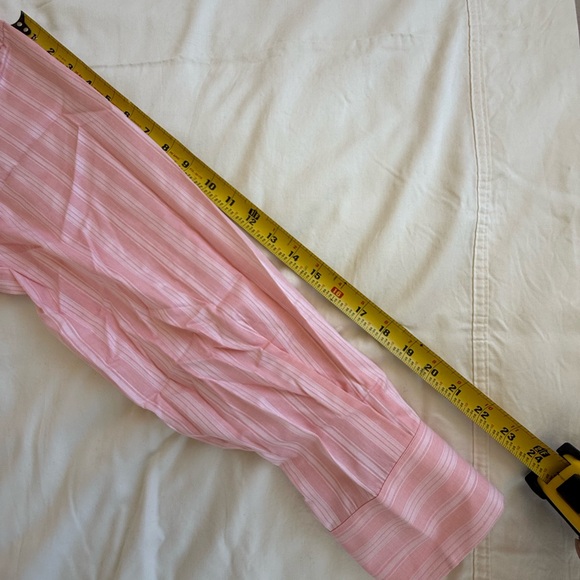 BERNINI Italy, Men's Pink Striped Shirt - Picture 7 of 10